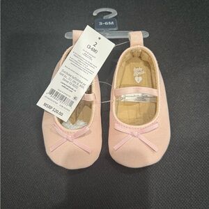 NWT Carter’s Mary Jane Slip-On Pink Baby Girl Shoes